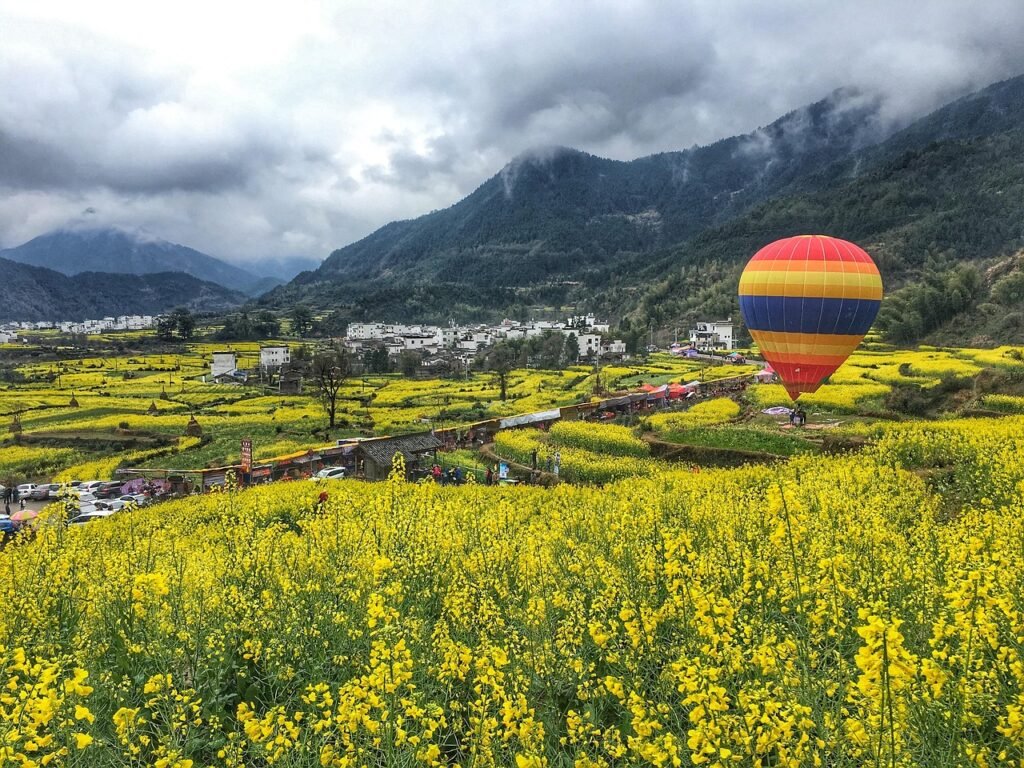 wuyuan, hot air balloon